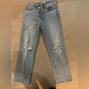 Pistola Denim Charlie High Rise Straight Leg